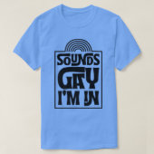 Sounds Gay Im Minimalistischen LGBTQ Rainbow Prio T-Shirt (Design vorne)