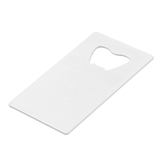 Sounds Geldbeutel Flaschenöffner (Rückseite Schrägansicht)