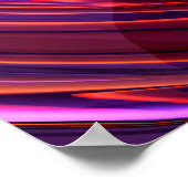 Soundwave Abstrakt Poster (Ecke)