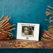 Soundwave Art QR Code - Benutzerdefinierte Spracha Fotoplatte (Seite)