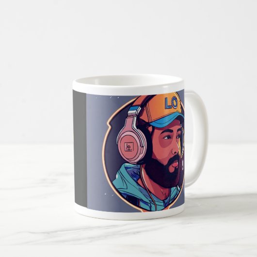 Soundwave DJ Kontrolle Cup Kaffeetasse (VorderseiteRechts)