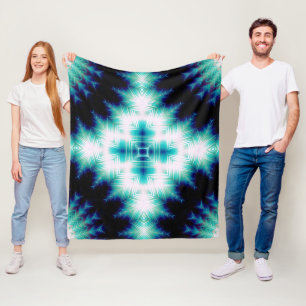 Soundwave Kreuz Fleecedecke