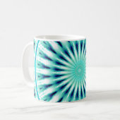 Soundwave Mandala 2 Kaffeetasse (Vorderseite Links)