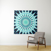 Soundwave Mandala 2 Wandteppich (Beispiel (Horizontal))