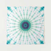 Soundwave Mandala 3 Wandteppich (Vorderseite (Horizontal))