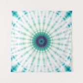 Soundwave Mandala 3 Wandteppich (Vorderseite)