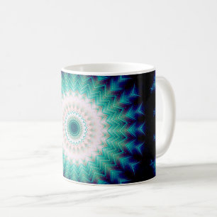 Soundwave-Mandala Kaffeetasse