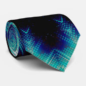 Soundwave Mandala Krawatte (Gerollt)