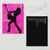 "Soundwave" mollige Karte (Vorne/Hinten)