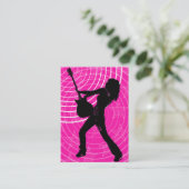 "Soundwave" mollige Karte (Stehend Vorderseite)