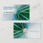 SOUNDWAVES Scifi Business Card Visitenkarte (Vorne/Hinten)
