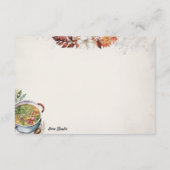 Soup Du Jour Basic Blank Recicard Begleitkarte (Rückseite)