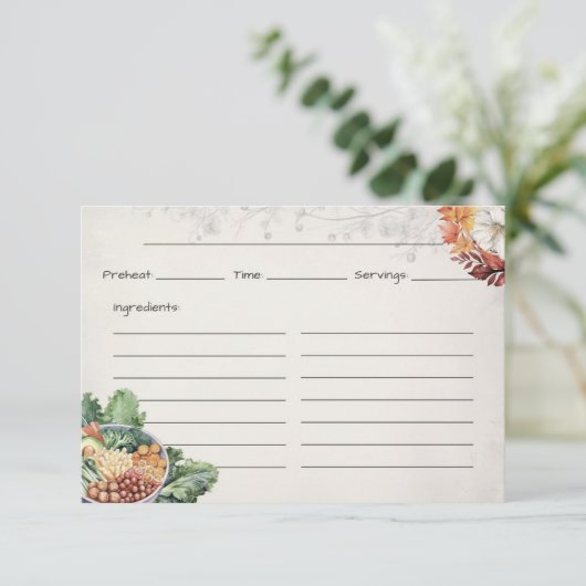 Soup Du Jour Basic Recicard Begleitkarte (Stehend Vorderseite)