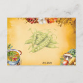 Soup Du Jour Blank Recipe Card Begleitkarte (Rückseite)