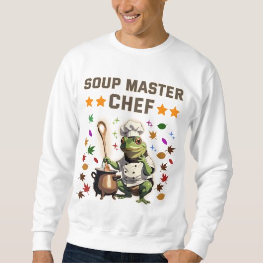  Soup Master Chef Funny Frog T-shirt Sweatshirt T (Vorderseite)