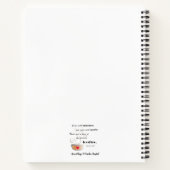 "Soup - my love food" Rezept-Notebook Notizblock (Rückseite)