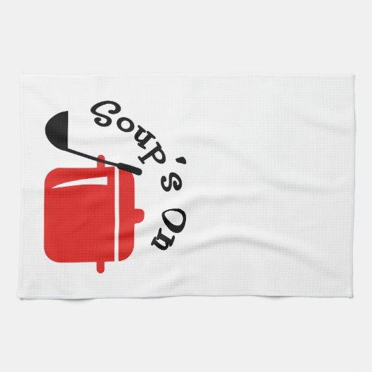 Soup On Geschirrtuch (Horizontal)