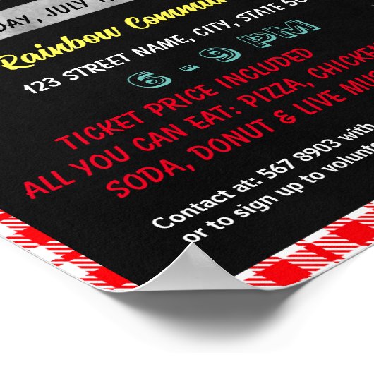 Soup Spendenaktion Poster (Ecke)