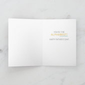 Souper Dad Greeting Card Karte (Innenseite)
