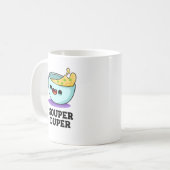 Souper Duper Funny Soup Pup Kaffeetasse (Vorderseite Links)