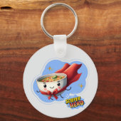 Souper Hero, Super Hero Soup Pun | Schlüsselanhänger (Vorderseite)