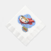 Souper Hero, Super Hero Soup Pun | Serviette (Ecke)