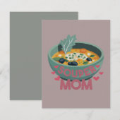 Souper-Mama Mitteilungskarte (Vorne/Hinten)