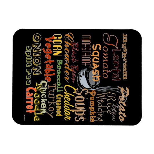 Soups Magnet (Horizontal)