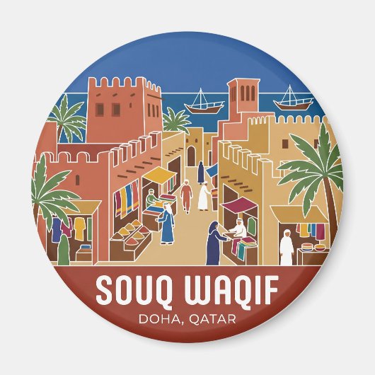 Souq Waqif Katar Magnet (Vorne)