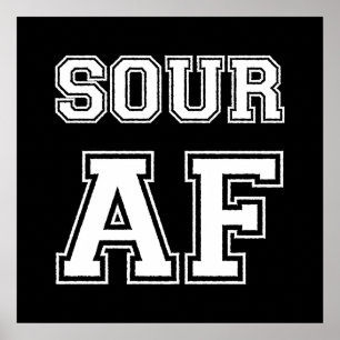 SOUR AF POSTER