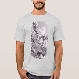 Sour Cherry Tree Schwarz-Weiß T-Shirt