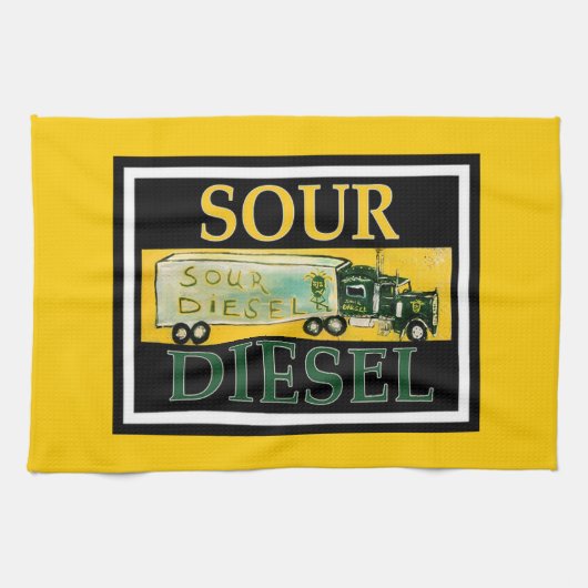 SOUR DIESEL HANDTUCH (Horizontal)