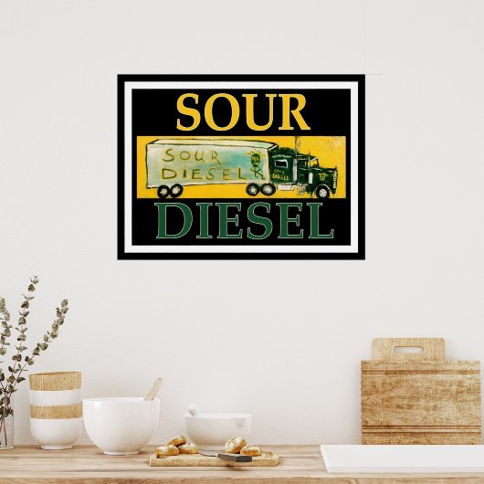 SOUR DIESEL POSTER (Küche)