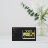 SOUR DIESEL VISITENKARTE (Stehend Vorderseite)
