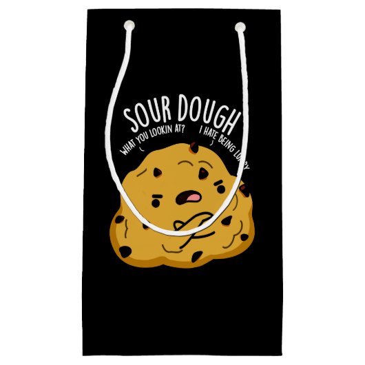 Sour Dough Funny Baking Pub Dark BG Kleine Geschenktüte (Vorderseite)
