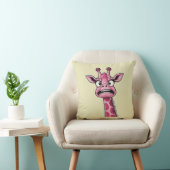 Sour Face Pink Giraffe Kissen (Stuhl )