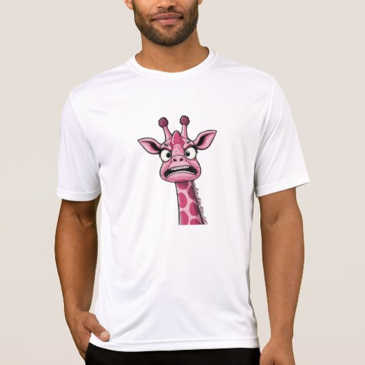Sour Face Pink Giraffe T-Shirt (Vorderseite)