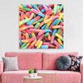 Sour Gummy Worms Leinwanddruck (Insitu (Wohnzimmer))