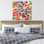 Sour Gummy Worms Leinwanddruck (Insitu (Schlafzimmer))