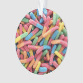 Sour Gummy Worms Ornament (Vorderseite)