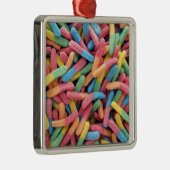Sour Gummy Worms Ornament Aus Metall (Rechts)