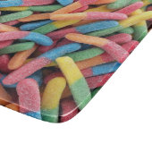 Sour Gummy Worms Schneidebrett (Ecke)