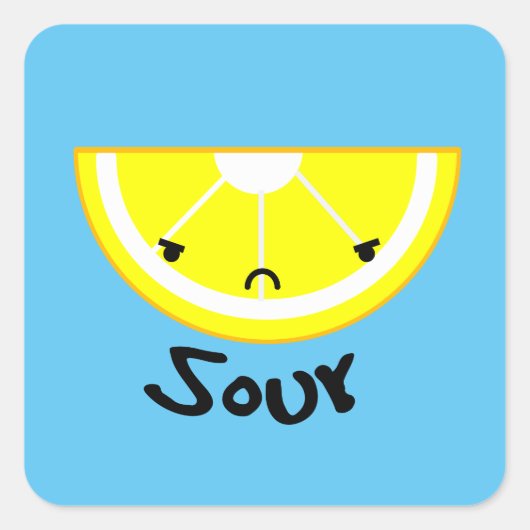 Sour Lemon Sticker (Vorderseite)