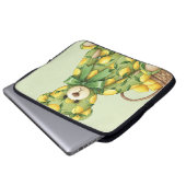Sour Lemon Teddy von Natasha Us Laptopschutzhülle (Vorne Knopf)