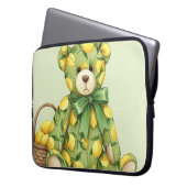 Sour Lemon Teddy von Natasha Us Laptopschutzhülle (Vorderseite Links)