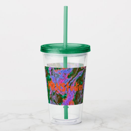 Sour Marble Acrylic Tumbler Acryltrinkbecher (Vorderseite)