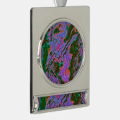 Sour Marble Banner-Ornament Silber (Rechts)