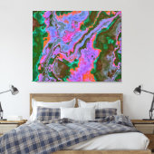 Sour Marble Canvas Print Leinwanddruck (Insitu (Schlafzimmer))