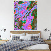 Sour Marble Canvas Print Leinwanddruck (Insitu (Schlafzimmer))