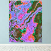 Sour Marble Canvas Print Leinwanddruck (Insitu (Holzboden))